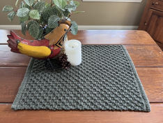 COTTAGE WEAVE SAGE GREEN PLACEMAT *NEW*